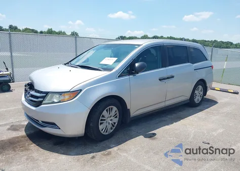 2014 Honda Odyssey Lx from USA, damaged, VIN 5FNRL5H22EB022642